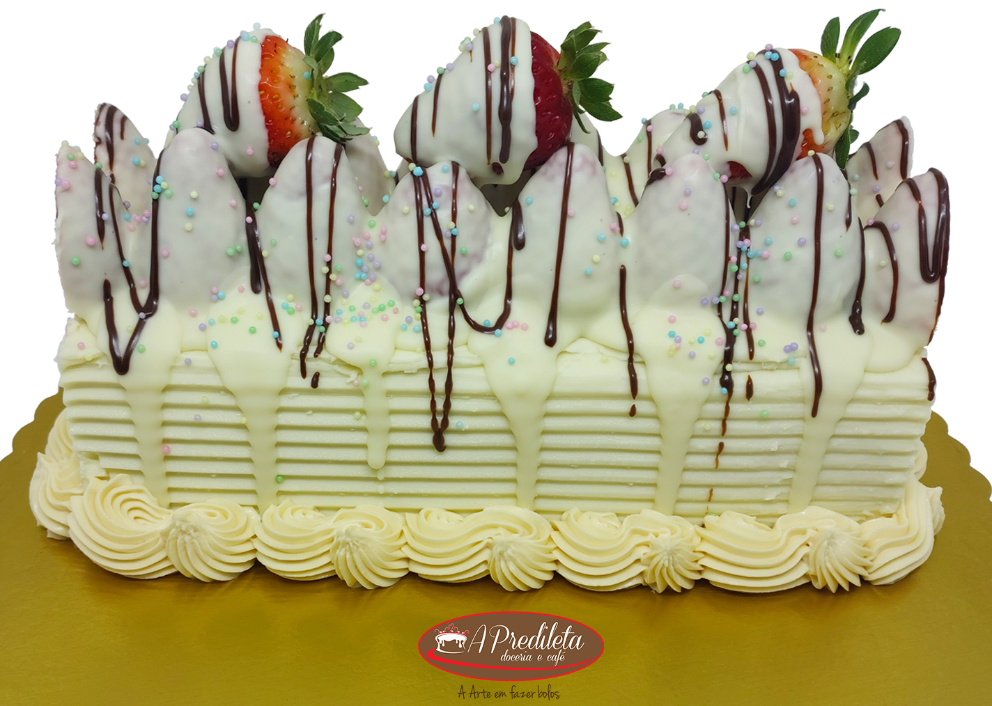 Torta Especial Pingo de chocolate branco